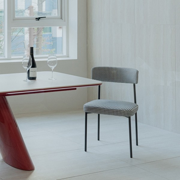 페오펫몰,[헨지디자인] 씨엘 라운드 패브릭 체어 식탁의자