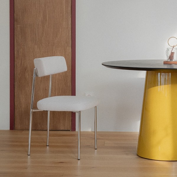 페오펫몰,[헨지디자인] 씨엘 라운드 패브릭 체어 식탁의자