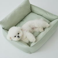 [펫앤마마][새해특가] 강아지 방석 쿠션 등받이 5종 (베이지/핑크/라이트그린/그레이/블루베이지) M~2XL