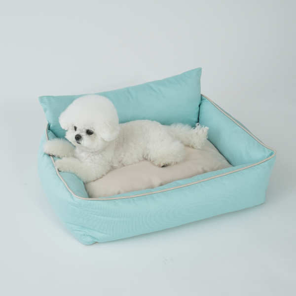 페오펫몰,[펫앤마마][새해특가] 강아지 방석 쿠션 등받이 5종 (베이지/핑크/라이트그린/그레이/블루베이지) M~2XL