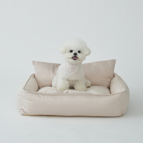 페오펫몰,[펫앤마마][새해특가] 강아지 방석 쿠션 등받이 5종 (베이지/핑크/라이트그린/그레이/블루베이지) M~2XL