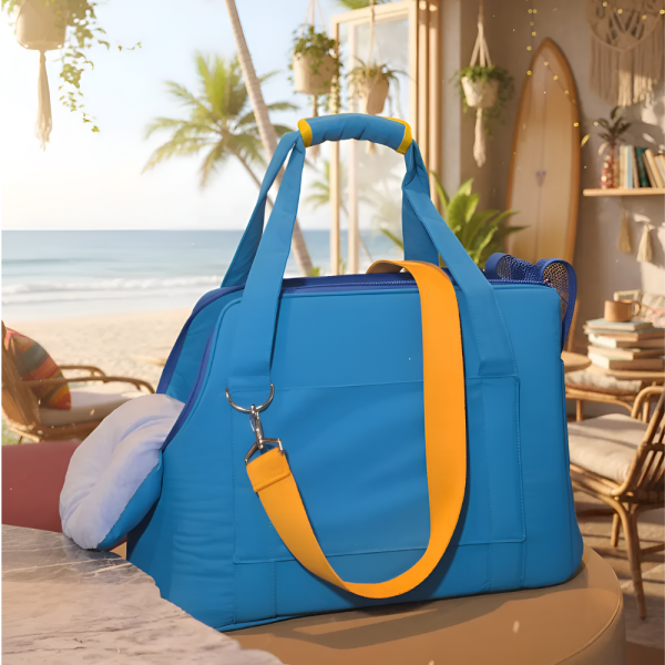 페오펫몰,[스윗테일][꽃길특가] 핸드메이드 강아지이동가방 비비드토이백 [반려동물]