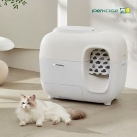 [펫키지] 스마트 고양이 자동 화장실 화이트 (냄새 제거 특허) [반려동물]