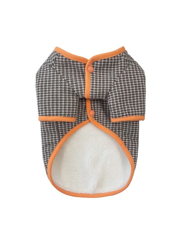 페오펫몰,스캠퍼 리버시블 체크 점퍼 [브라운]