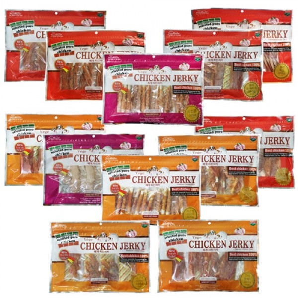 페오펫몰,베게300g 간식 치킨12종