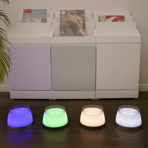 페오펫몰,블링블링 LED 무선 고양이 강아지 물그릇 밥그릇