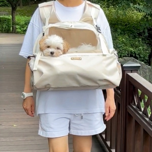 페오펫몰,뽀뇨 소형 반려동물 카시트 멜빵가방 멜카백 [최저가]