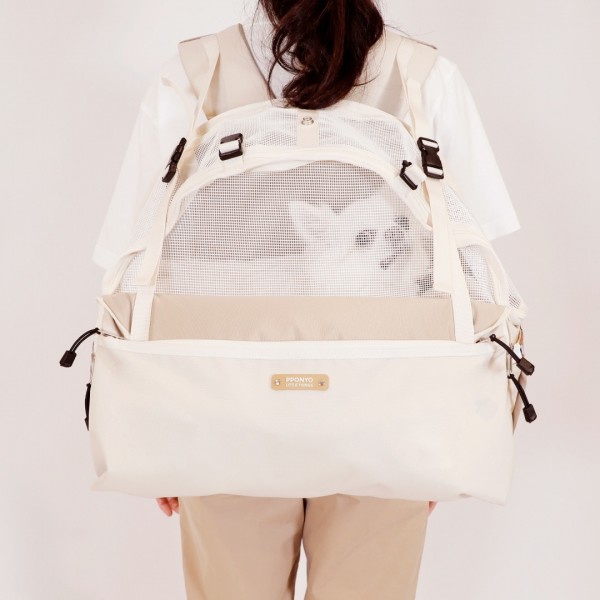 페오펫몰,뽀뇨 소형 반려동물 카시트 멜빵가방 멜카백 [최저가]