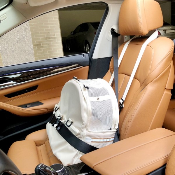 페오펫몰,뽀뇨 소형 반려동물 카시트 멜빵가방 멜카백 [최저가]