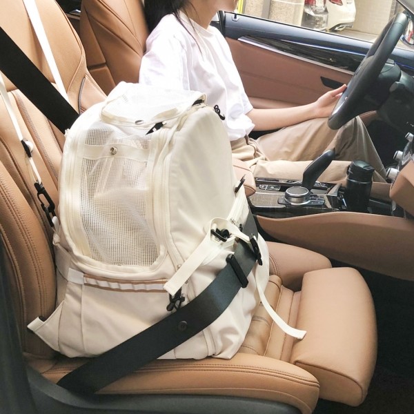 페오펫몰,뽀뇨 소형 반려동물 카시트 멜빵가방 멜카백 [최저가]