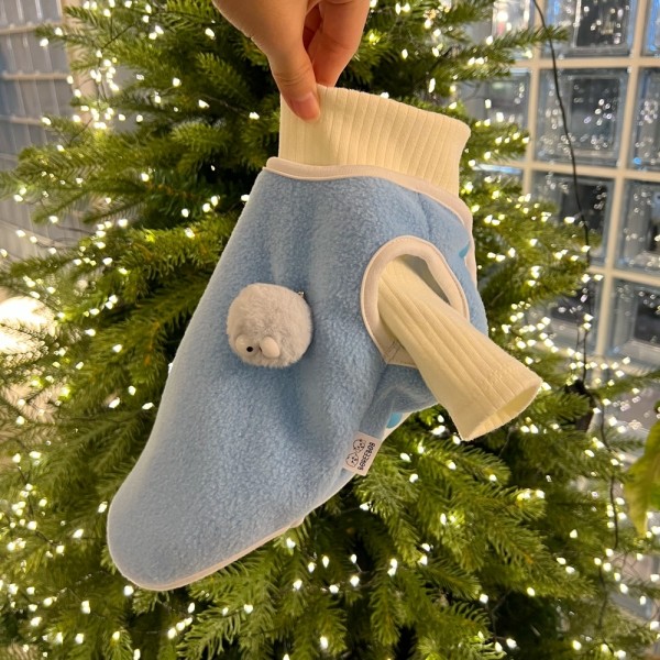 페오펫몰,보리밥 파스텔 후리스 조끼 강아지 옷