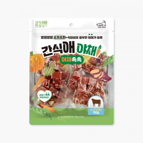 페오펫몰,레드퍼피 간식애야채 소프트 간식 (150g)