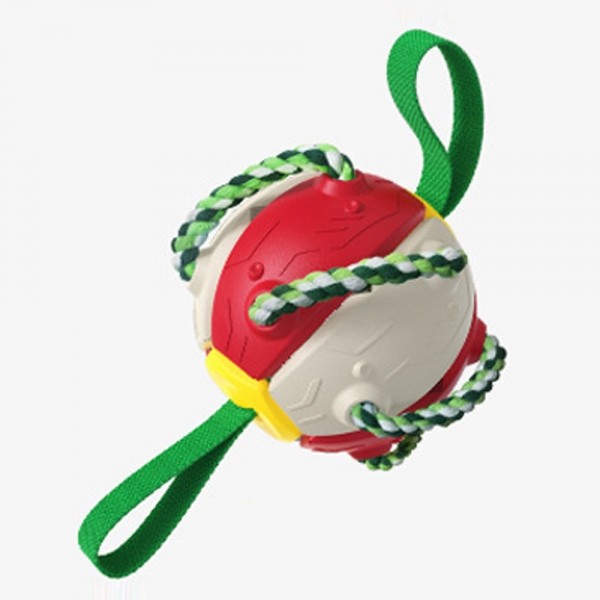 페오펫몰,레드퍼피 체인지 투톤 터그볼 강아지 장난감 원반 애견훈련 공