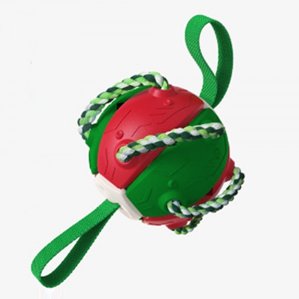 페오펫몰,레드퍼피 체인지 투톤 터그볼 강아지 장난감 원반 애견훈련 공