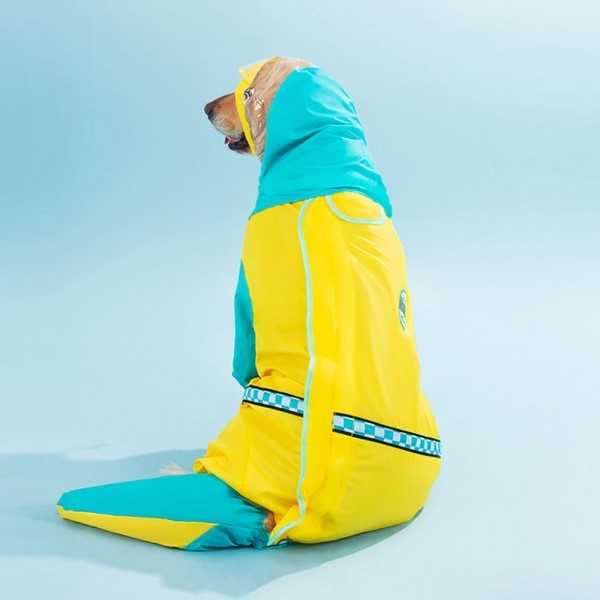 페오펫몰,레드퍼피 해피데이 대형견 우비 강아지비옷 비옷 산책 패션용품 패션