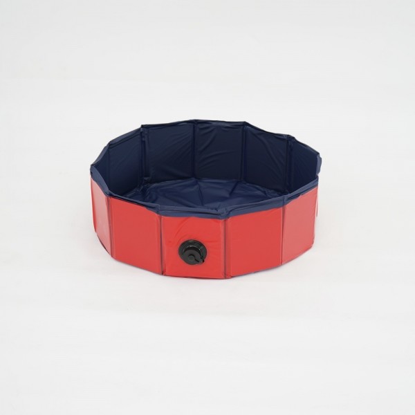 페오펫몰,레드퍼피 크링클 접이식 애견 물놀이장 강아지물놀이 풀장 수영장