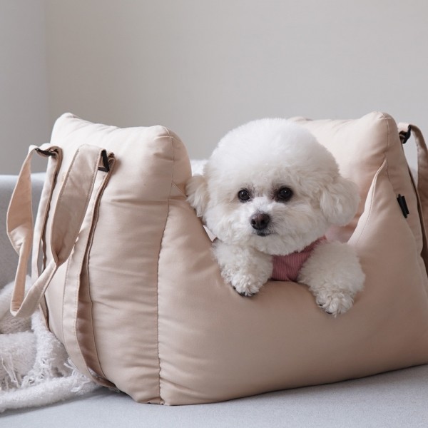 페오펫몰,레드퍼피 프리다 카시트 애견카시트 강아지카시트 차량카시트 카시트 애견방석 하우스 강아지 고양이 자동차카시트