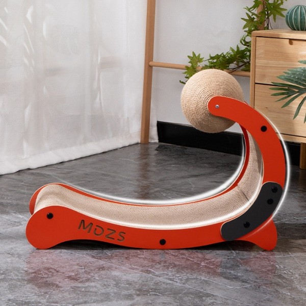 페오펫몰,레드퍼피 네코야 웨이브스크래쳐 고양이스크래쳐 손톱관리 스크래쳐 대형스크래쳐 고양이용품