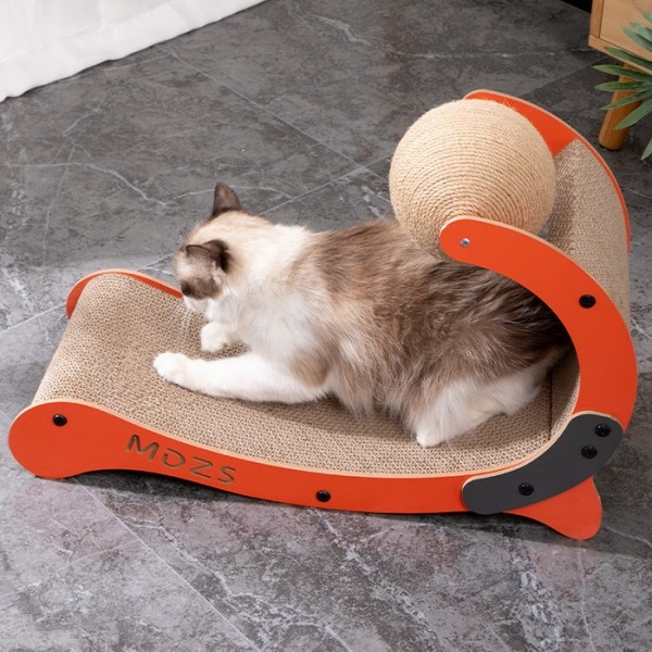 페오펫몰,레드퍼피 네코야 웨이브스크래쳐 고양이스크래쳐 손톱관리 스크래쳐 대형스크래쳐 고양이용품