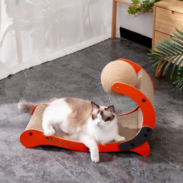 페오펫몰,레드퍼피 네코야 웨이브스크래쳐 고양이스크래쳐 손톱관리 스크래쳐 대형스크래쳐 고양이용품