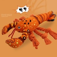레드퍼피 홍새우 삑삑이 장난감 노즈워크 삑삑이 애견훈련 공