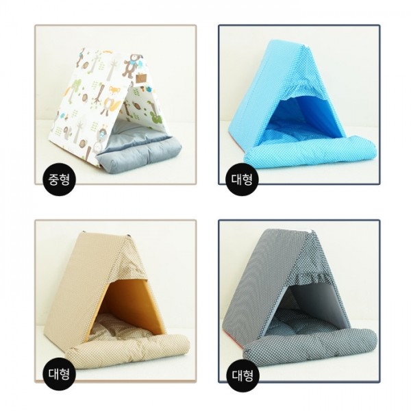 페오펫몰,레드퍼피 코제이 삼각 하우스 강아지하우스 애견하우스 강아지집 하우스 애견집 고양이하우스 텐트 애견텐트