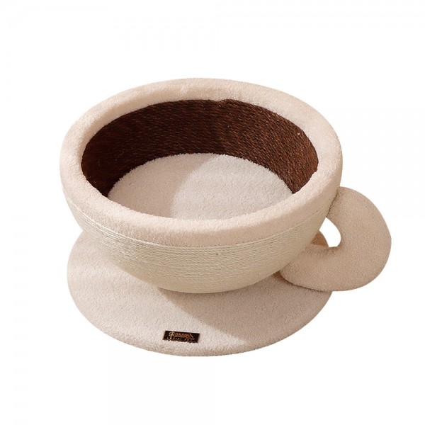 페오펫몰,레드퍼피 네코야 커피잔 스크래쳐 고양이하우스 고양이스크래쳐 손톱관리 스크래쳐 대형스크래쳐 고양이용품