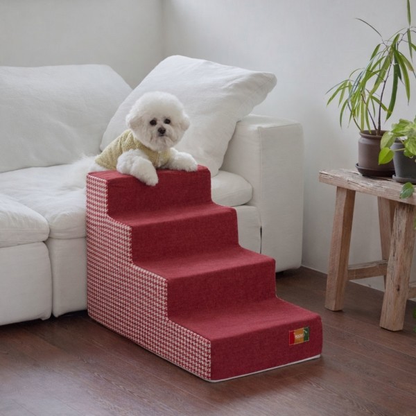 페오펫몰,레드퍼피 하드락 펫스텝 강아지계단 애견계단 펫스텝 계단 강아지펫스텝 애견펫스텝 방석