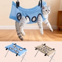 레드퍼피 접이식 펫 미용거치대 미용 강아지미용용품 테이블 책상 털관리