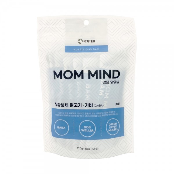 페오펫몰,[여름맞이특가] 국내제작 부드러운 강아지 영양간식 분리불안 관절 케어 국개대표 맘맘영양밤 닭고기, 가바, 보스웰리아, 초록입홍합