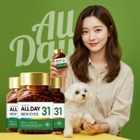 [여름맞이특가]더보양 올데이31 뉴아이즈 강아지 눈 영양제 눈물자국 냄새 눈건강 착색 백내장 루테인 160정 x 3개