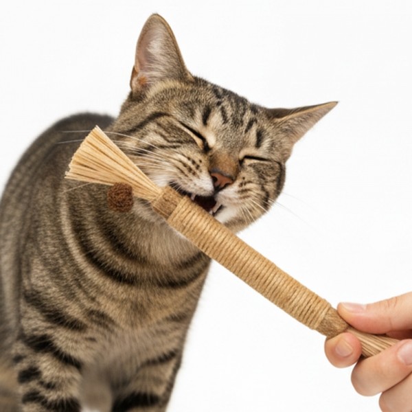 페오펫몰,더보양 마따따비 스트레스 치석제거 위장건강 고양이 수제 장난감 보양묘술 2개