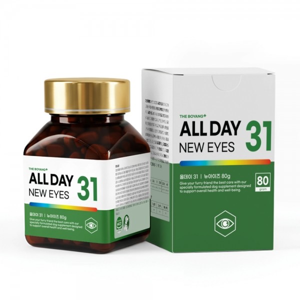 페오펫몰,더보양 올데이31 뉴아이즈 강아지 눈 영양제 눈물자국 냄새 눈건강 착색 백내장 루테인