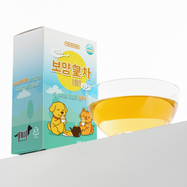 페오펫몰,더보양 강아지 고양이 보약 영양음료 보양황차 40ml x 7개