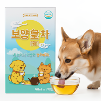 더보양 강아지 고양이 보약 영양음료 보양황차 40ml x 7개