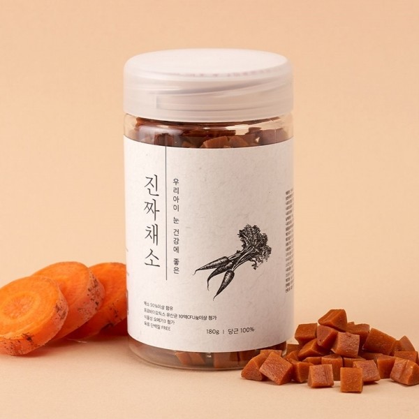 페오펫몰,진짜채소 당근&유산균 180g [최저가]