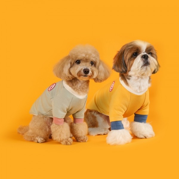 페오펫몰,플로트 데일리웨어 레이어드 티셔츠 강아지옷 2컬러
