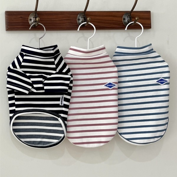베이직 스트라이프 반팔티셔츠 (M-6XL)