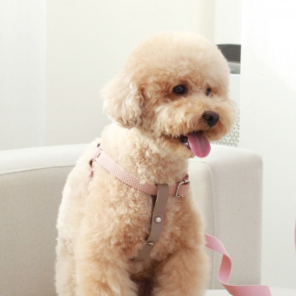 페오펫몰,[댕보양특가] 러닝 메이트 하네스 (가슴줄) 로즈 핑크/브라운