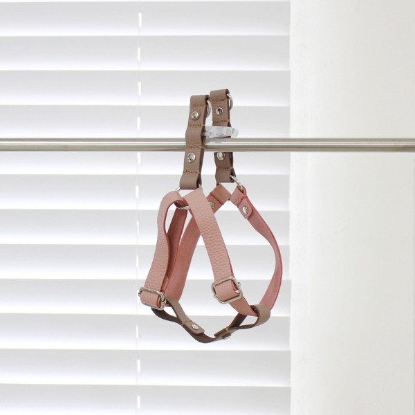 페오펫몰,[댕보양특가] 러닝 메이트 하네스 (가슴줄) 로즈 핑크/브라운