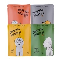 달링키친 자연 화식 4종 맛별 세트 100g x 4종