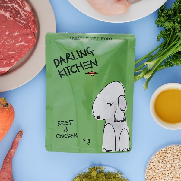 페오펫몰,달링키친 자연 화식 4종 맛별 세트 100g x 4종