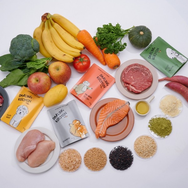 페오펫몰,달링키친 자연 화식 4종 맛별 세트 100g x 4종