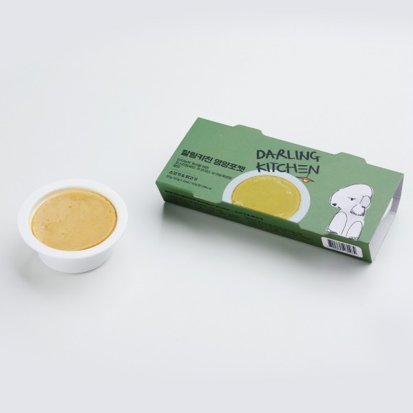 페오펫몰,달링키친 영양포켓 소고기&닭고기 6개 (40g X 2ea)