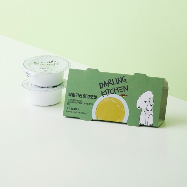 페오펫몰,달링키친 영양포켓 소고기&닭고기 6개 (40g X 2ea)