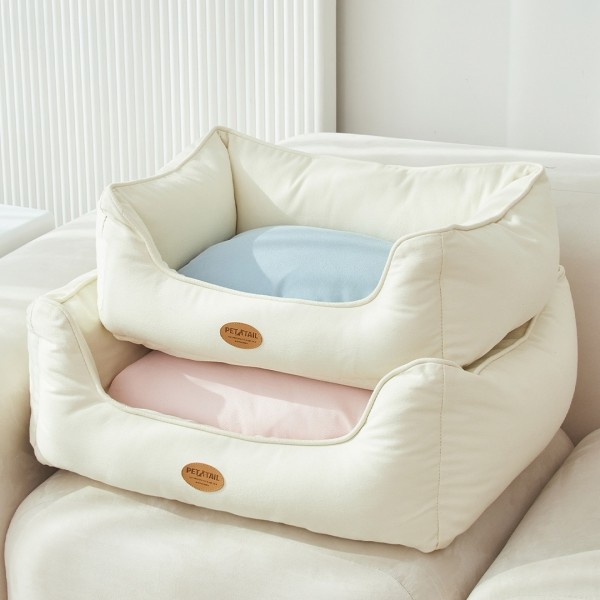 페오펫몰,펫테일 퐁슈 강아지 방석 커버 분리 세탁 튼튼한 7수 사계절 애견 쿠션