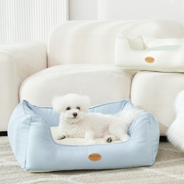 페오펫몰,펫테일 퐁슈 강아지 방석 커버 분리 세탁 튼튼한 7수 사계절 애견 쿠션