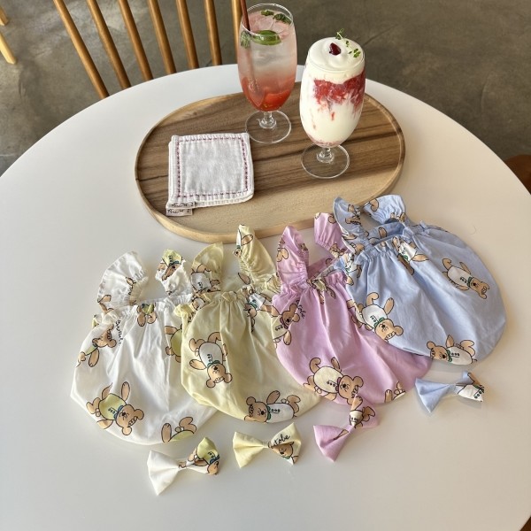 페오펫몰,제니하츠 워킹베어 크롭탑(4color)