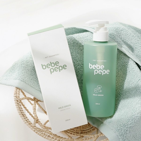 페오펫몰,베베페페 슈퍼푸드 추출물 천연 강아지 샴푸&린스 올인원 300ml