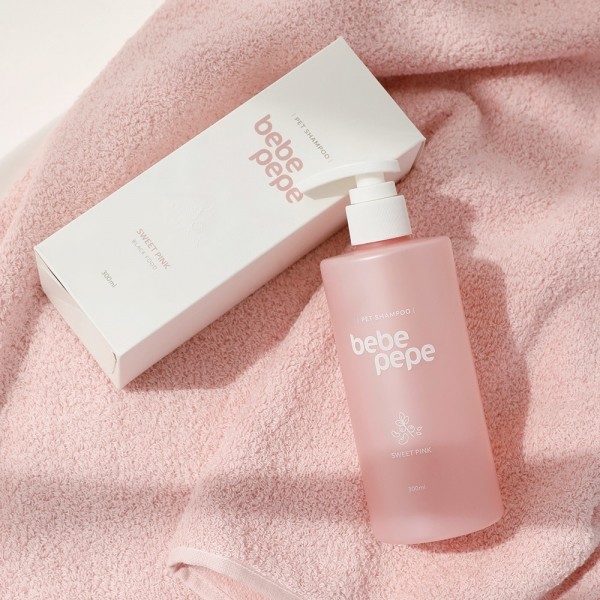 페오펫몰,베베페페 슈퍼푸드 추출물 천연 강아지 샴푸&린스 올인원 300ml